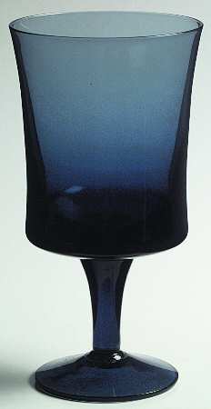 Arabesque Blue Ice Water Goblet