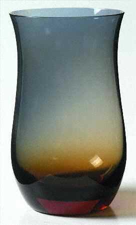 Aurora Amber and Blue 15 Oz Flat Tumbler