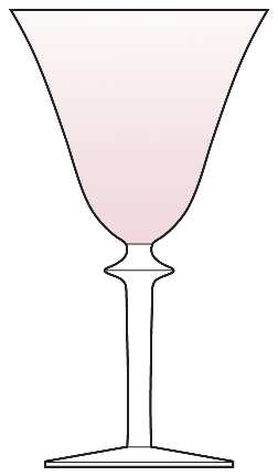 DE1 Pink Water Goblet
