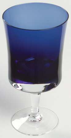 Mirage Blue Water Goblet