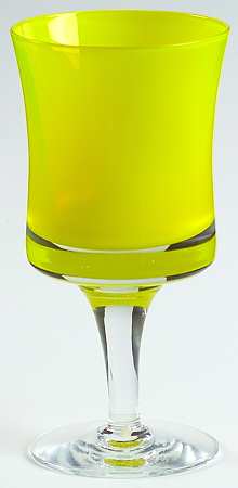 Mirage Yellow Juice/Wine Glass