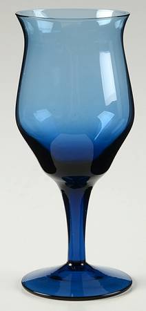 Olympia Blue Juice/Wine Glass