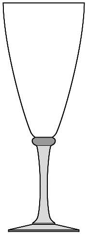 DHC1B Black (Black Ring, Frosted Stem) by Daniel Hechter