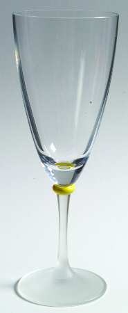 DHC1 Yellow (Yellow Ring, Frosted Stem) by Daniel Hechter