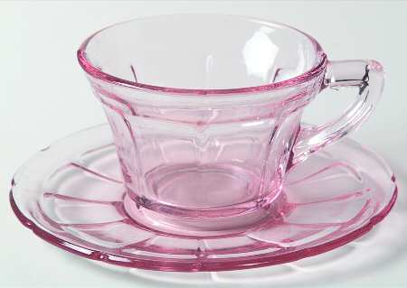 Victory Pink (No Trim) Cup & Saucer Set