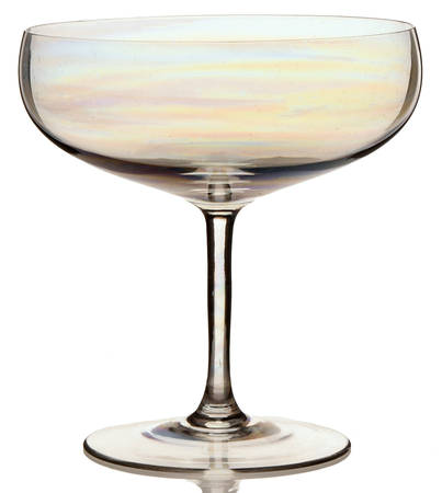 Bubble Clear (Iridescent) Champagne/Tall Sherbet