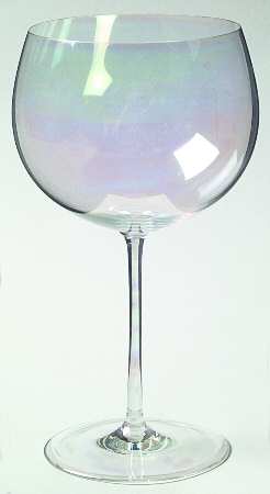 Bubble Clear (Iridescent) Water Goblet
