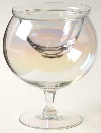 Bubble Clear (Iridescent) Seafood Cocktail & Liner
