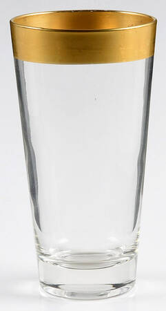 Golden Band Highball Glass
