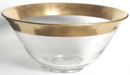 Golden Band 10" Salad Bowl