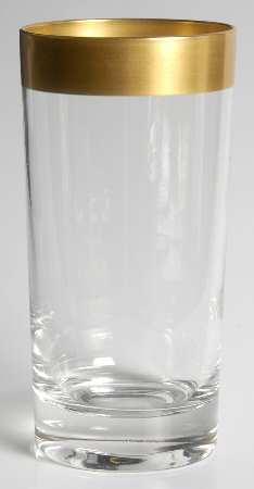 Golden Band 12 Oz Flat Tumbler