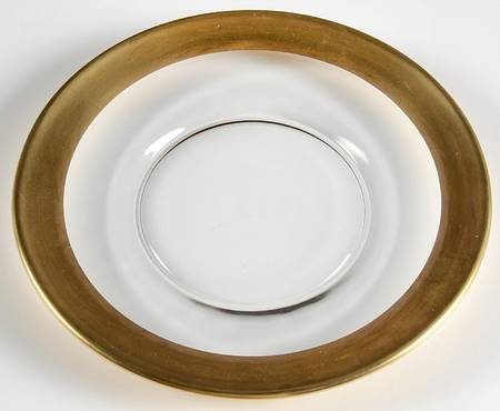 Golden Band Luncheon Plate