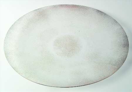 Gold Fleck 13" and Over, Platter by Dorothy Thorpe
