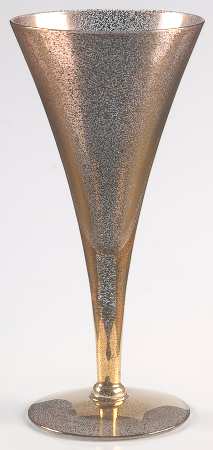 Gold Fleck Wine Glass by Dorothy Thorpe