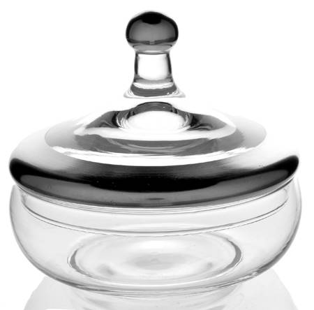 Silver Band Candy Box & Lid