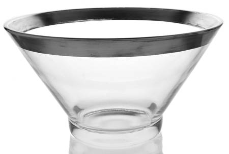Silver Band 5" Round Bowl