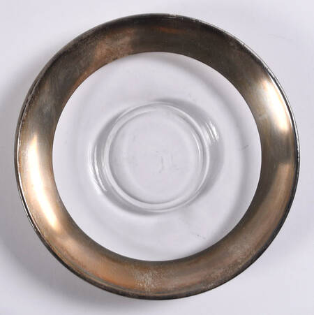 Silver Band Saucer Only
