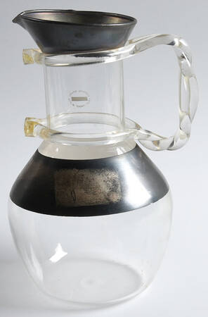 Silver Band Carafe No Lid