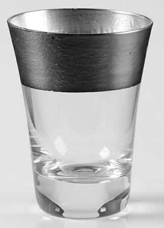 Silver Band Shot Glass