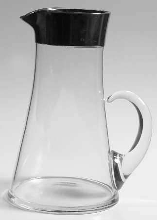 Silver Band 64 Oz Pitcher