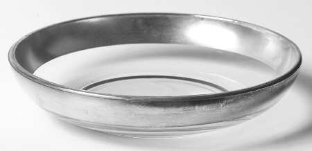 Silver Band Large Dessert Bowl