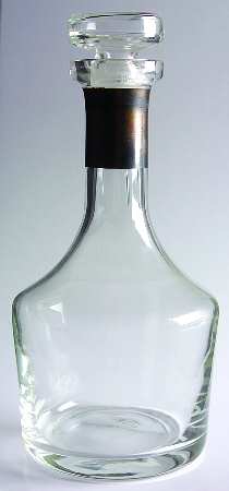 Silver Band Decanter & Stopper