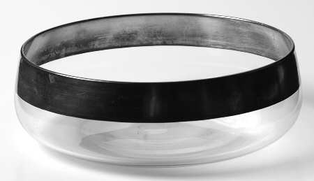Silver Band Individual Salad Bowl