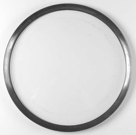 Silver Band 18" Torte Plate