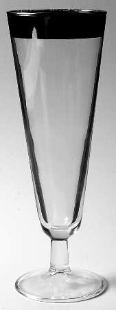 Silver Band Pilsner Glass