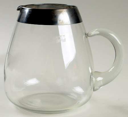 Silver Band Pint Pitcher