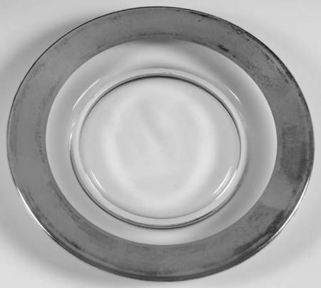 Silver Band Bread & Butter Plate