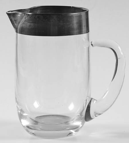 Silver Band 16 Oz Pitcher