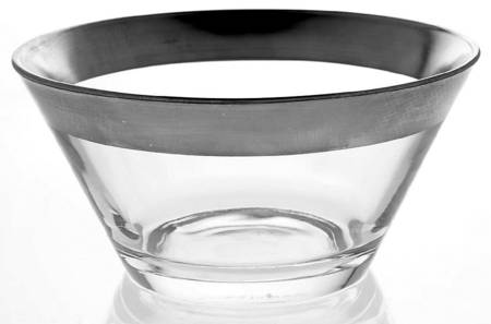 Silver Band 5" Individual Salad Bowl