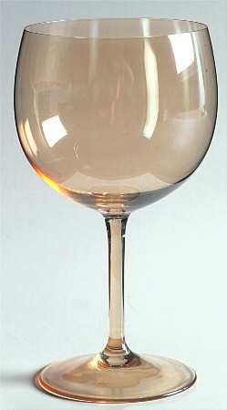 Topaz Lustre Wine Glass
