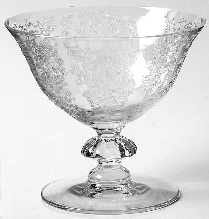 Adoration (Etched) Low Sherbet
