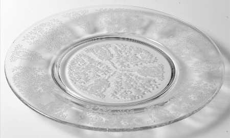 Adoration (Etched) Luncheon Plate