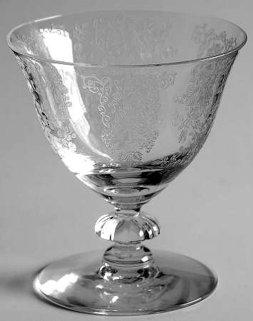 Adoration (Etched) Oyster or Fruit Cocktail