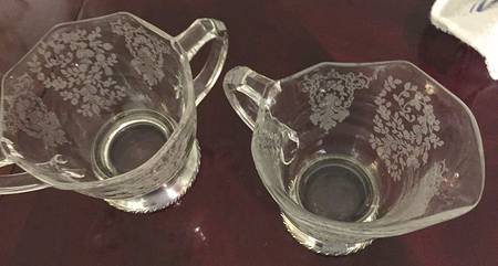Adoration (Etched) Sterling Base Creamer