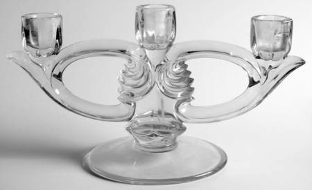 Canterbury (Heavy Pressed) 3 Light Candlestick
