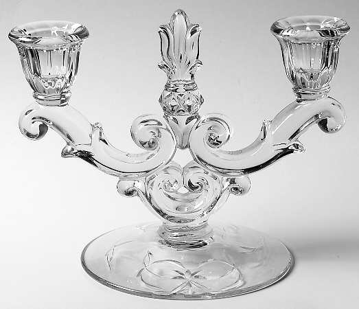 Chantilly Double Light Candlestick