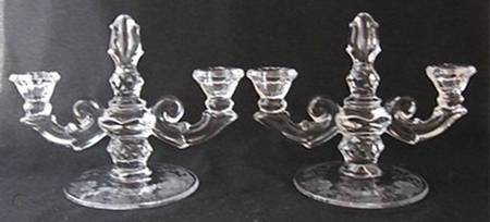 Indian Tree Double Light Candlestick