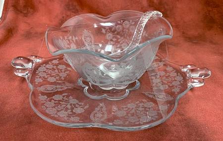Remembrance Mayonnaise Bowl, Underplate and Ladle