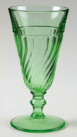 Spiral Flutes Green Parfait