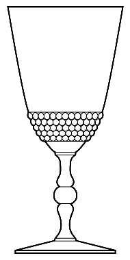 Teardrop Clear (Stem 5301 301) by Duncan &amp; Miller
