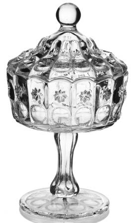 Priscilla-Alexis Footed Candy Dish & Lid