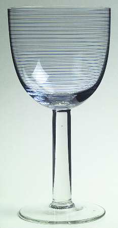 Bistro Blue (Blue Rings, Clear Stem) by Dansk