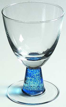 Blue Jetty Water Goblet by Denby