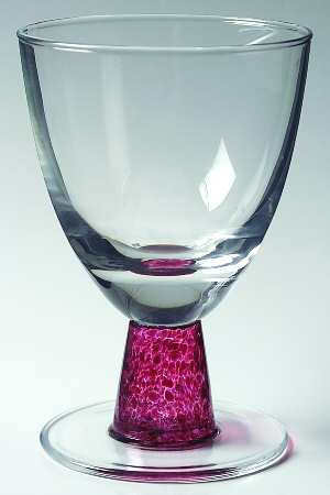 Cranberry Water Goblet