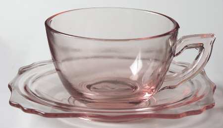 99 Pink Cup & Saucer Set