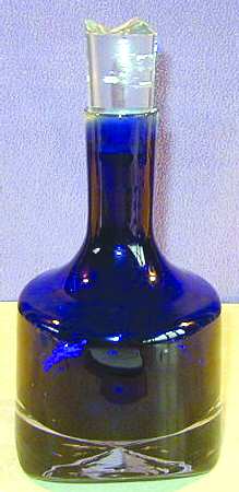 Skol Midnight Blue Decanter & Stopper